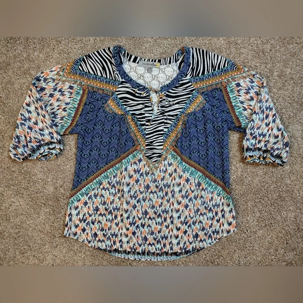 Figueroa & Flower Drawstring Blouse - Picture 6 of 12